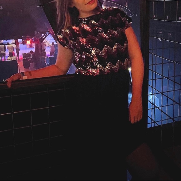 Vintage Sequined Dress Medium - Picture 6 of 7